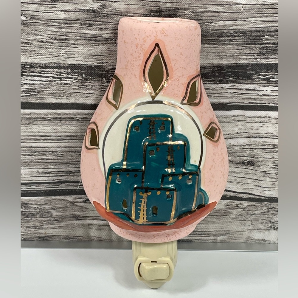 ☀️Southwestern Adobe Ceramic/Hand Painted Night Light